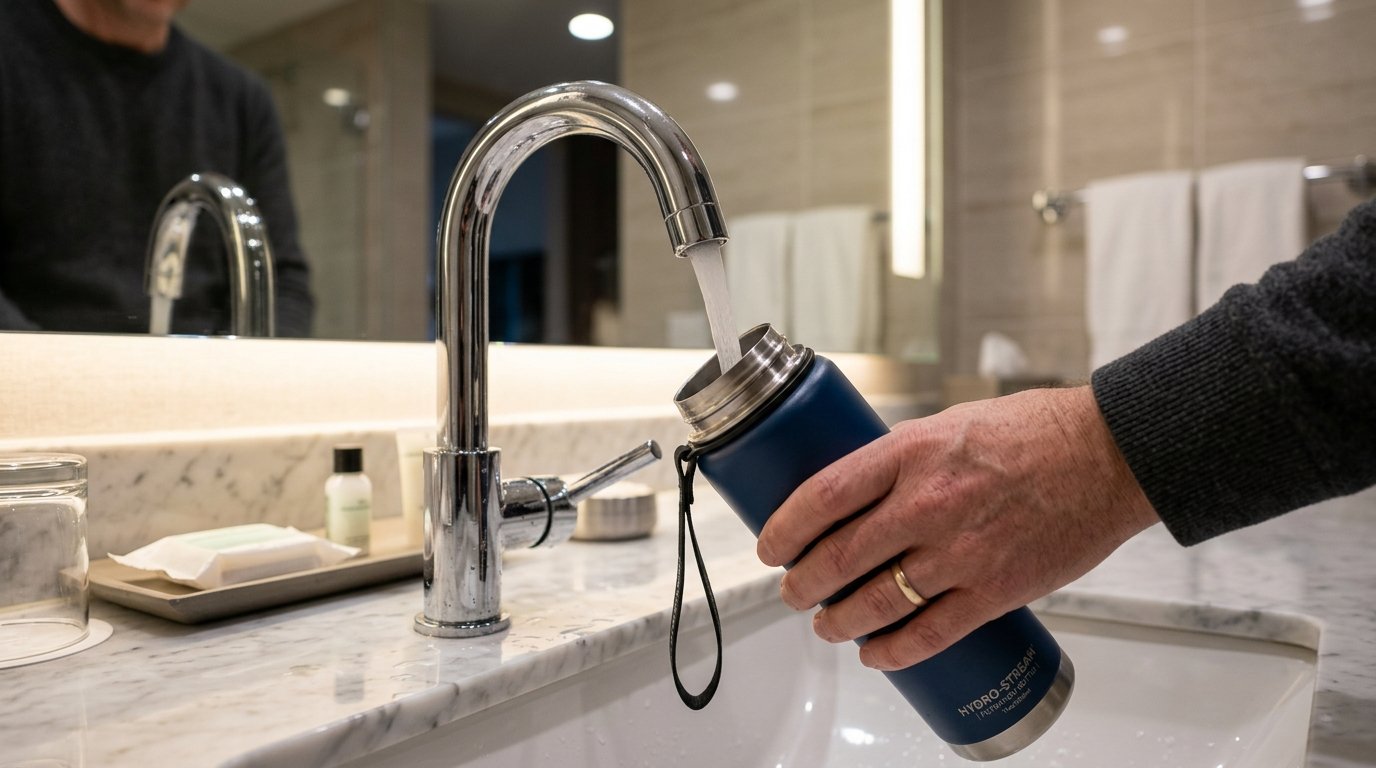 Bottle Filled From Sink